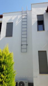 ferforje çatı merdiveni