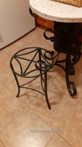 ferforje küçük sehpa